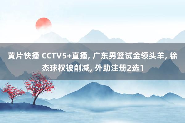 黄片快播 CCTV5+直播， 广东男篮试金领头羊， 徐杰球权被削减， 外助注册2选1